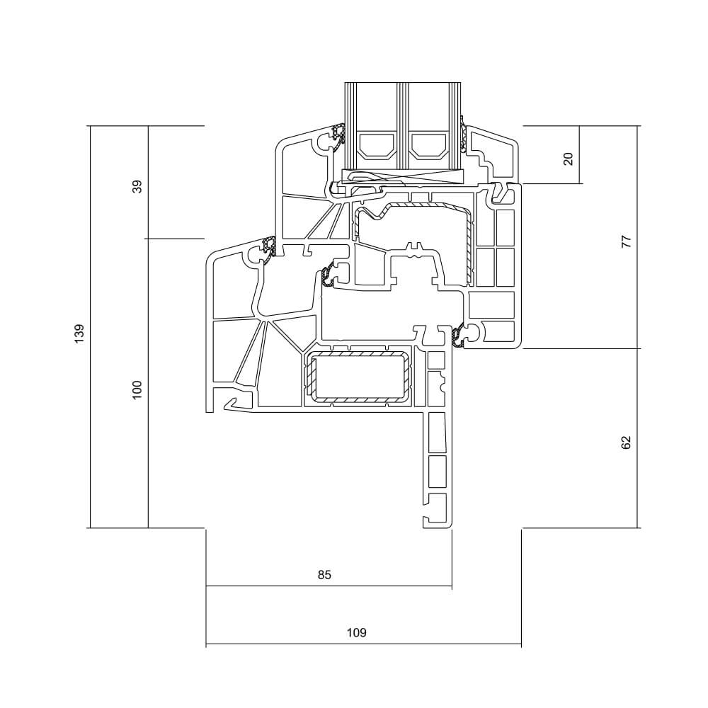 IDEAL 8000 Renovation - Profilschnitt