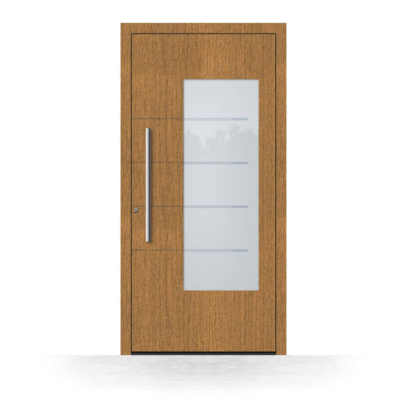 Holzhaustür Binningen aus Eichenholz