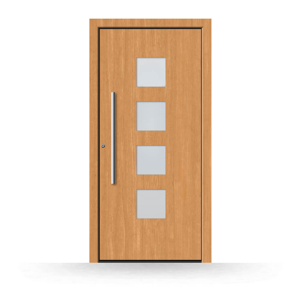 Holzhaustür Gossau aus Lärchenholz