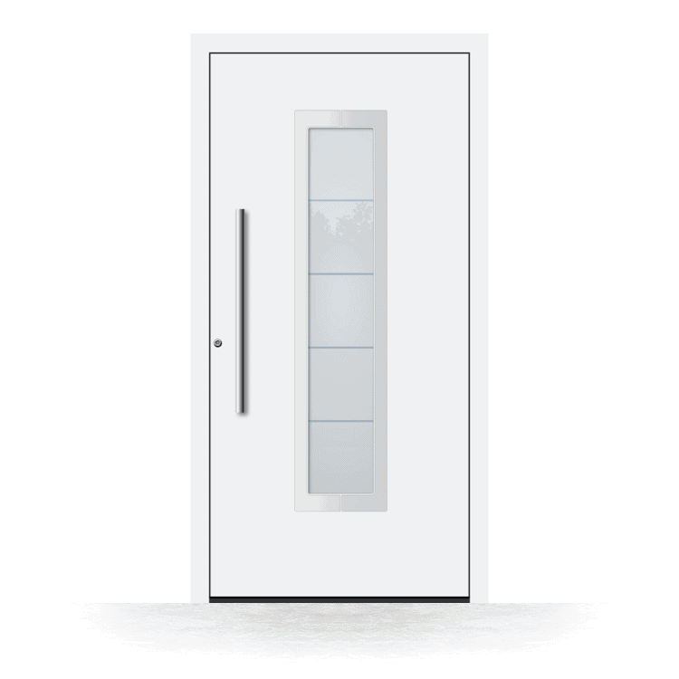 Haustür Modell Biel in Weiss