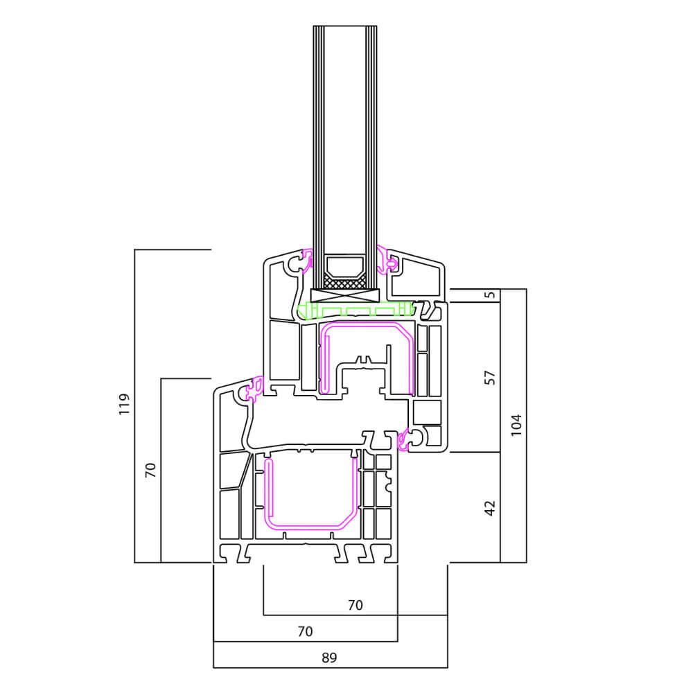 IDEAL 4000 - Profilschnitt