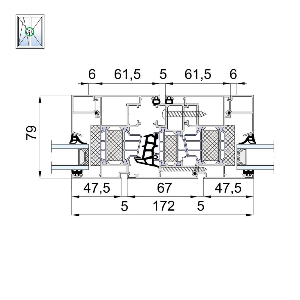 MB-79 SI: Stulpdetail