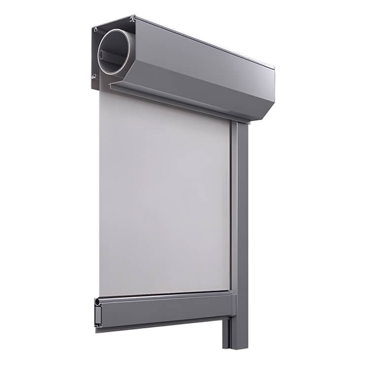 Aussenrollo mit 45° abgeflachtem Kasten