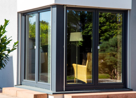 Balkontür Alu-Farben