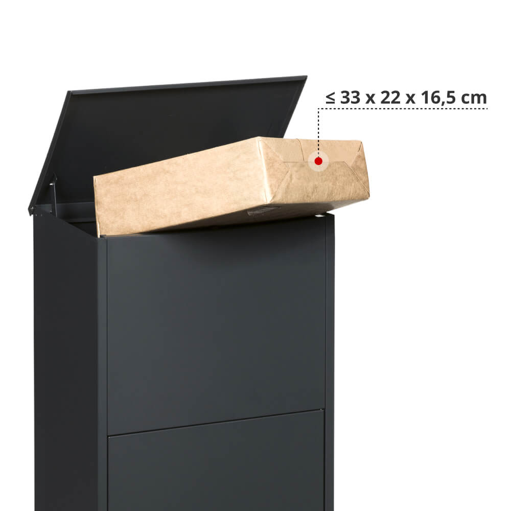 Paketbox Bosca freistehend Paketgrösse
