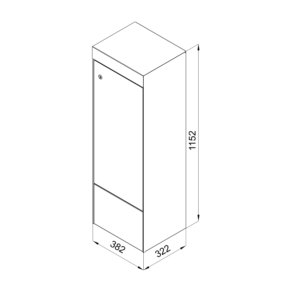 Paketbox Edge Detailzeichnung