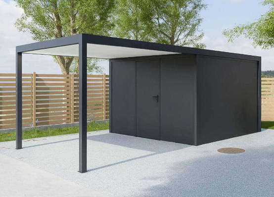 Carport mit grossem Abstellraum