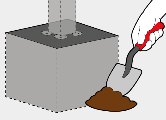 Carport Pfosten Fundament Carport Pfosten Fundament