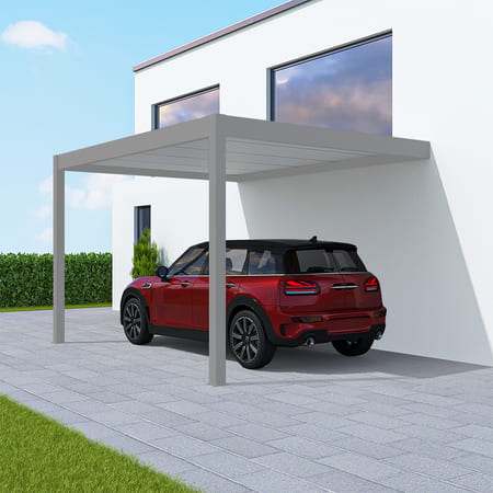 Carport Weissaluminium