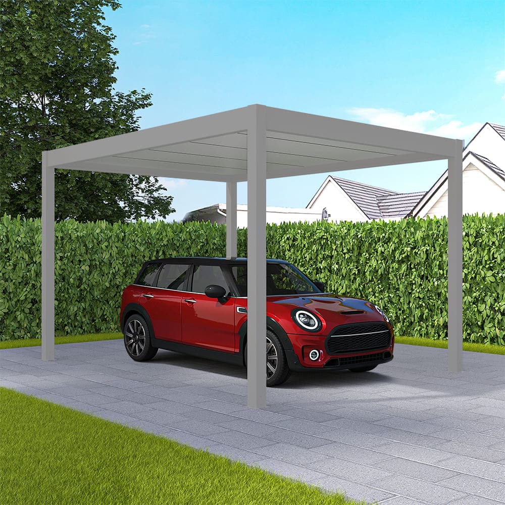 Carport Weissaluminium