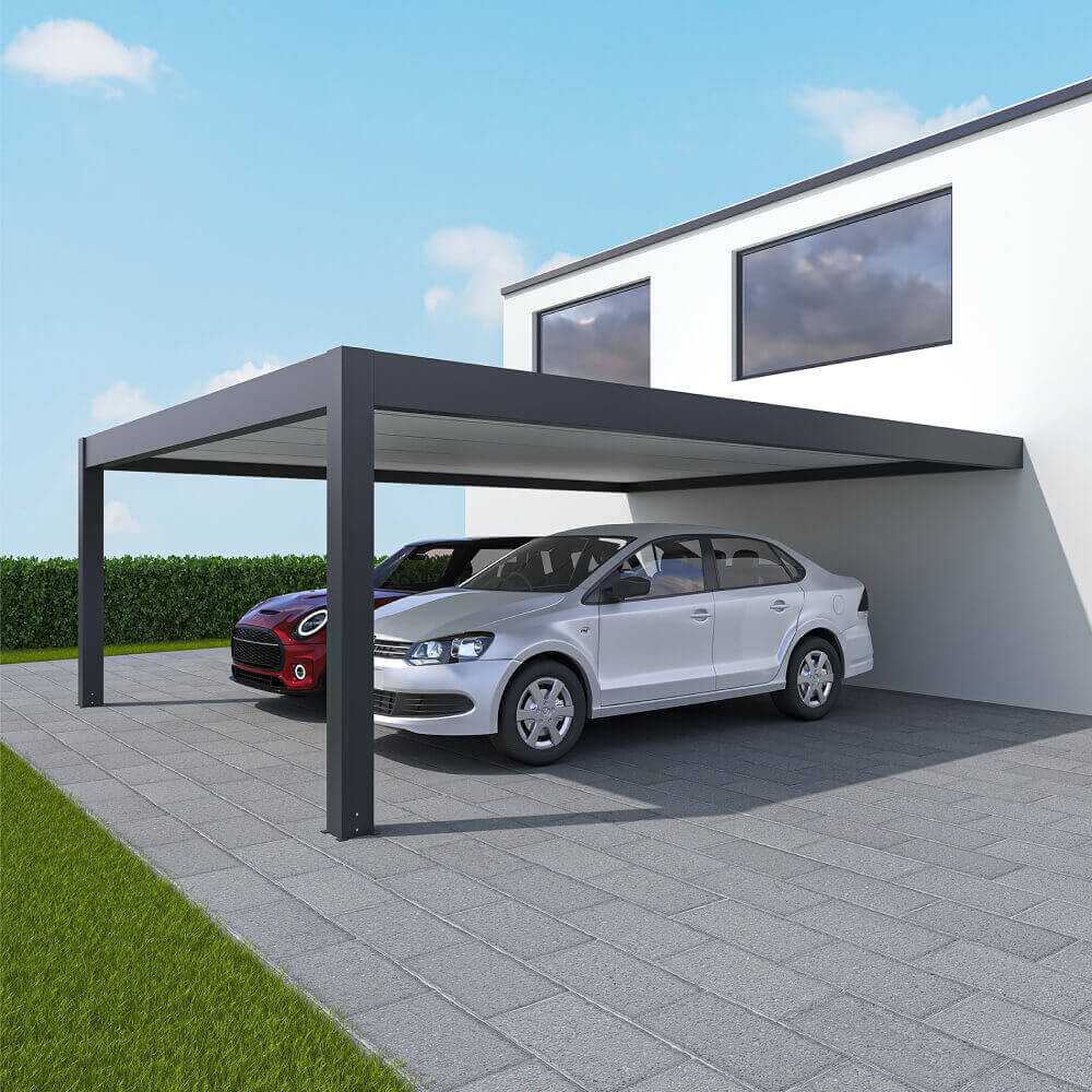 Carport 6 x 5 m Einbau