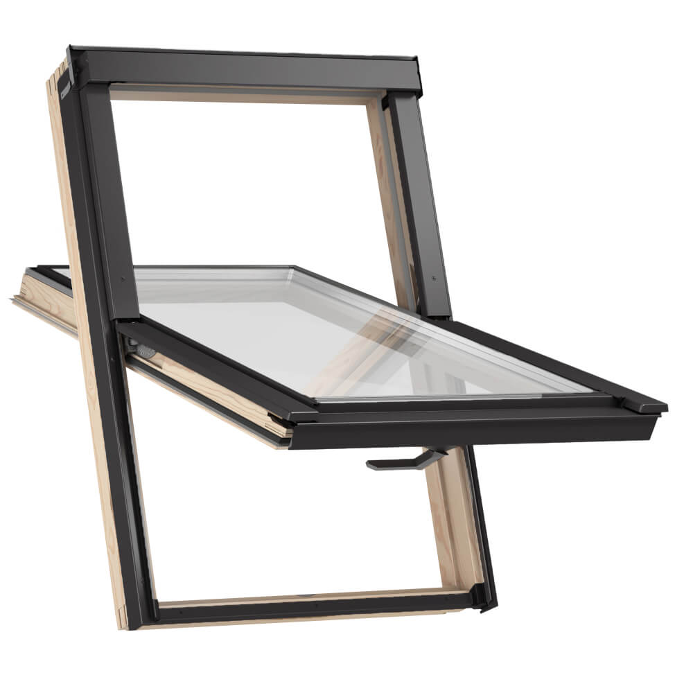 RoofLITE+ Slim Pine Schwingflügel