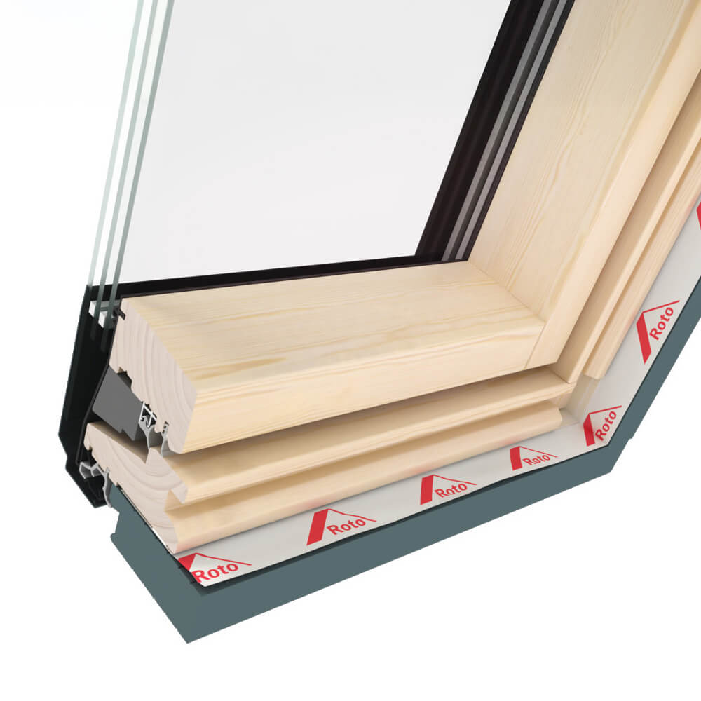Roto Q4 Holz Profilecke