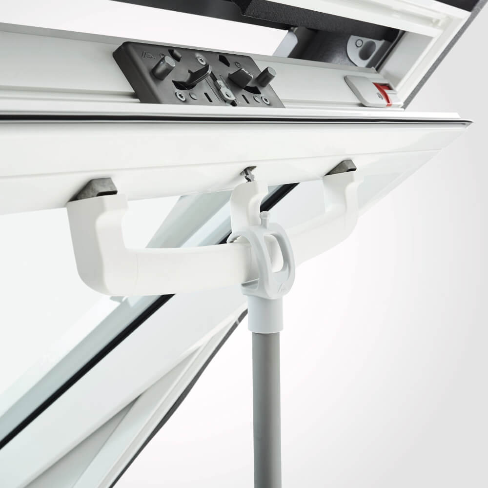 Roto Q4 Kunststoff Griff mit Teleskopstange