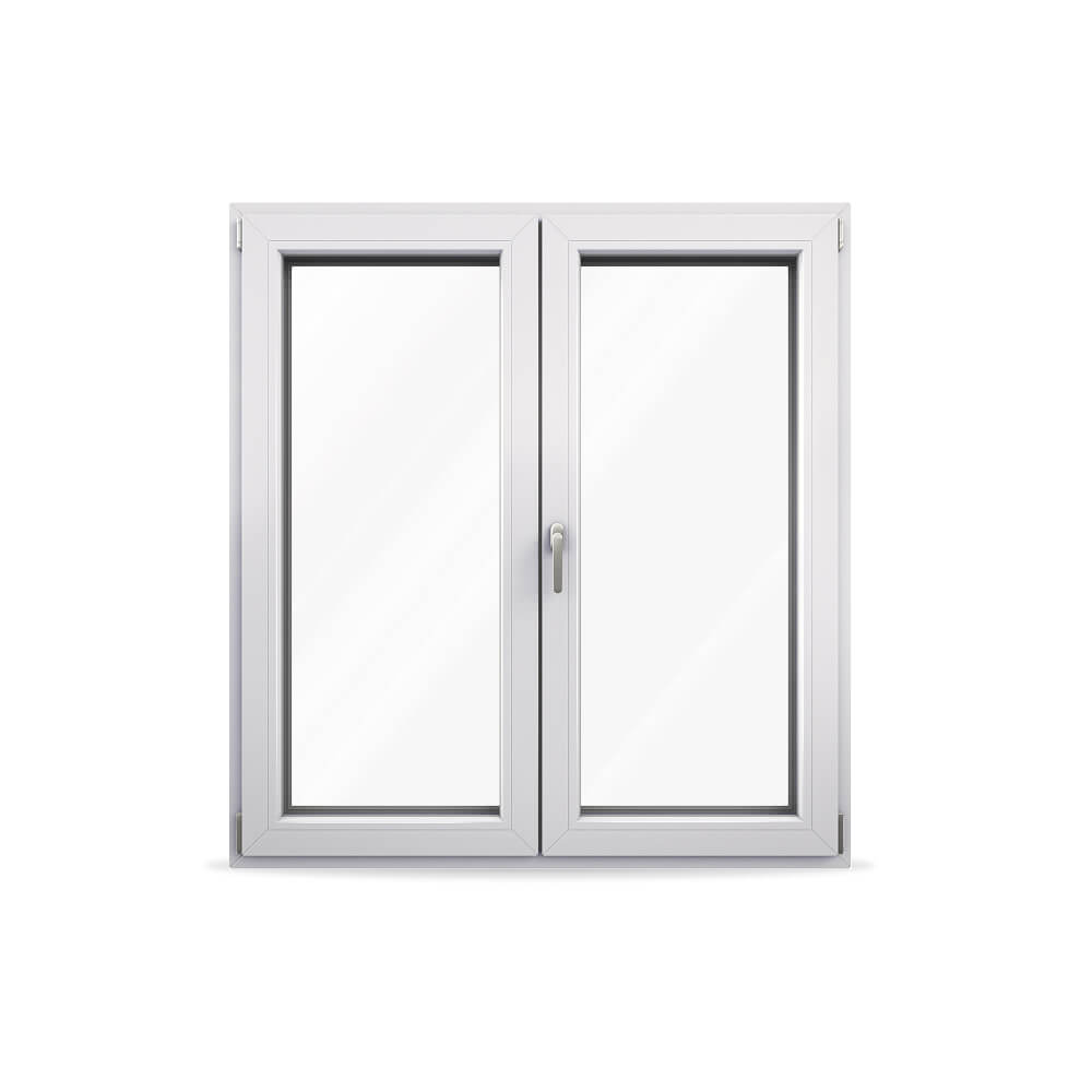 Zweiflügeliges Fenster Innenansicht