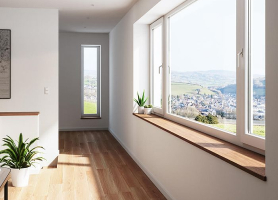 Innenfensterbank im Wohnzimmer