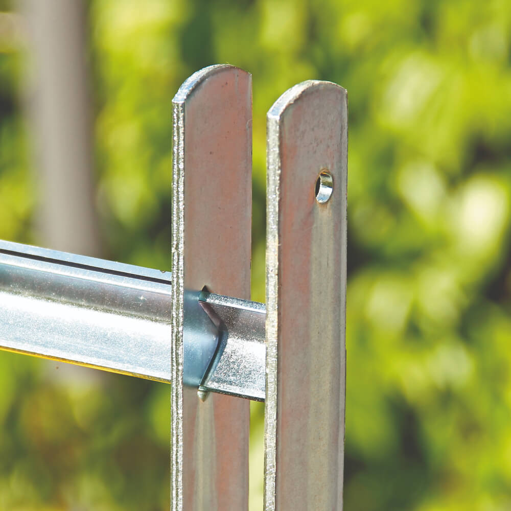 Fenstergitter Bern Montagewinkel für Laibungsmontage