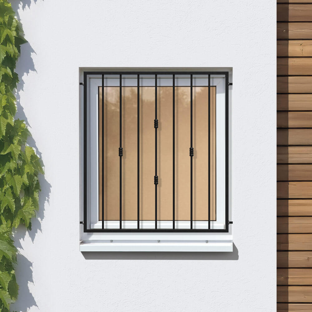 Fenstergitter Luzern Schwarz