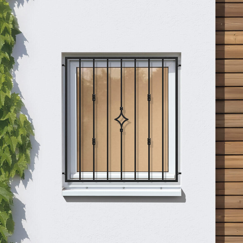 Fenstergitter Winterthur Schwarz