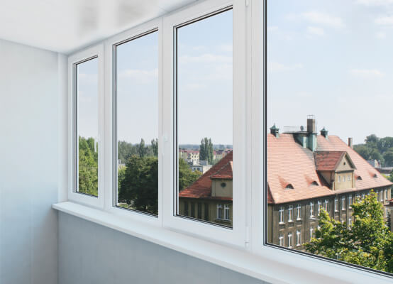 Fenster Weiss 90x130 cm