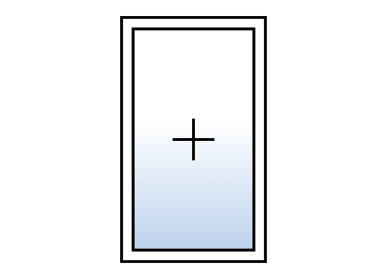 Freistehende Fenster