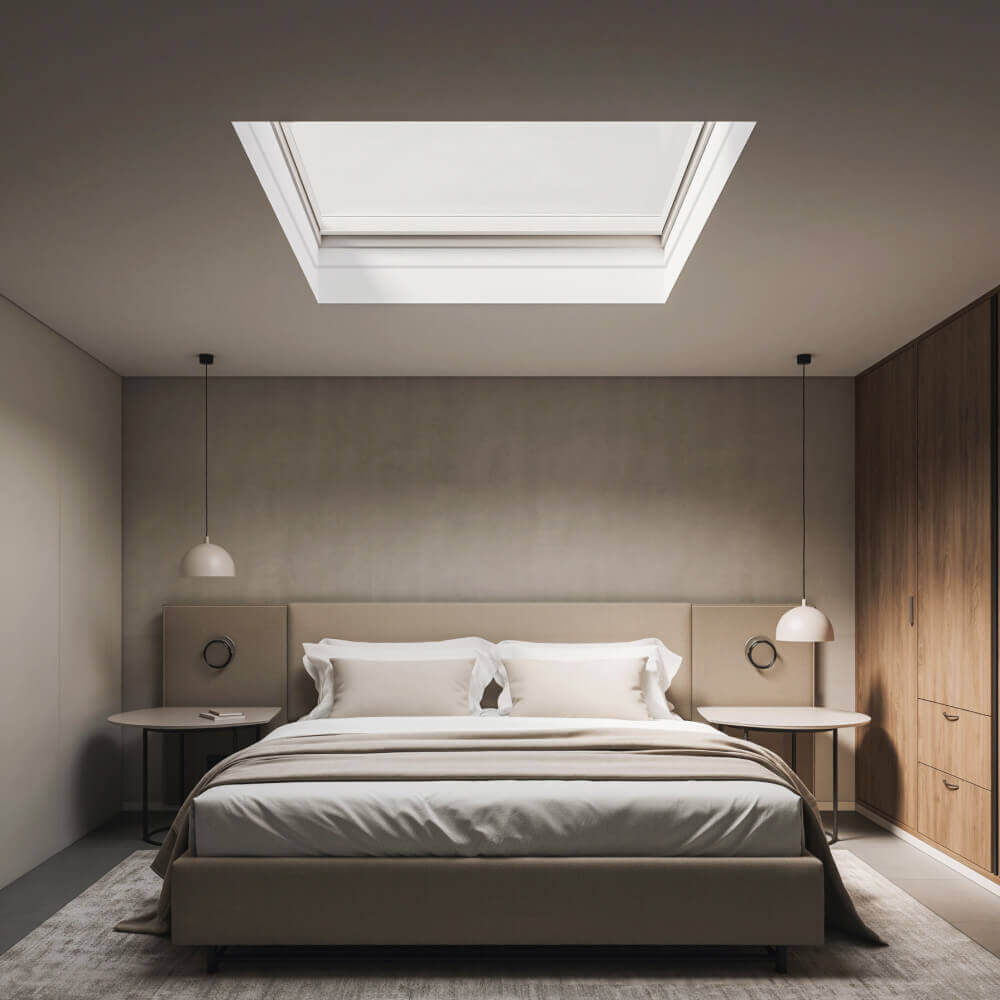 Flachdachfenster Schlafzimmer