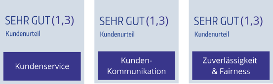 Kundenurteile Zufriedenheit