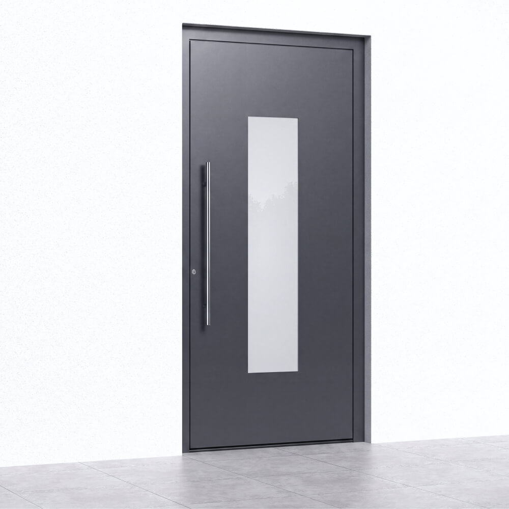 Alu-Haustür Hägglingen Einbau