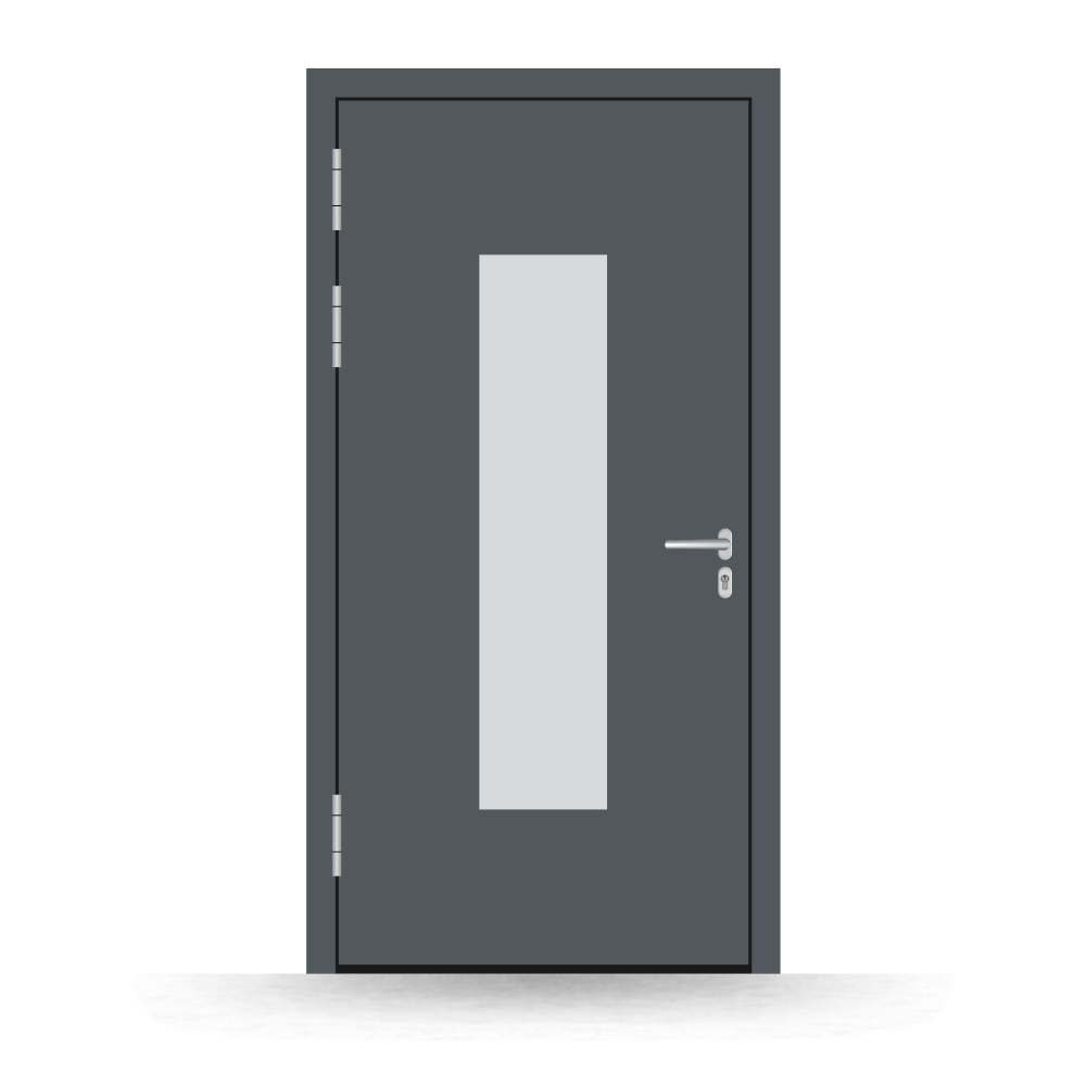 Alu-Haustür Hägglingen innen
