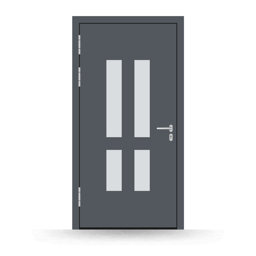 Alu-Haustür Schöftland innen