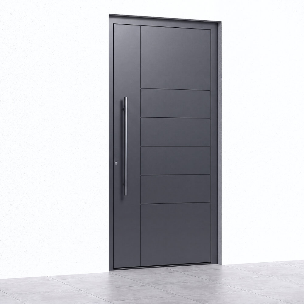 Alu-Haustür Sarmenstorf Einbau