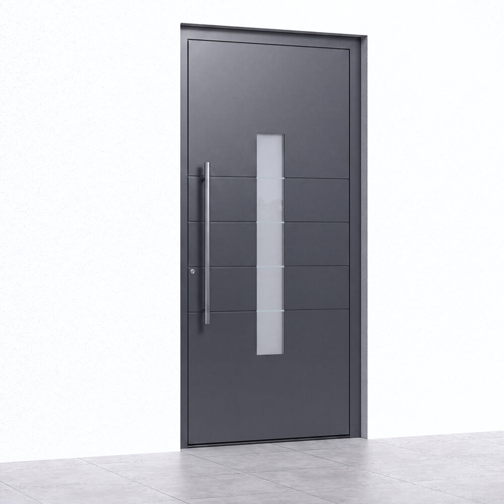 Alu-Haustür Arbon Einbau