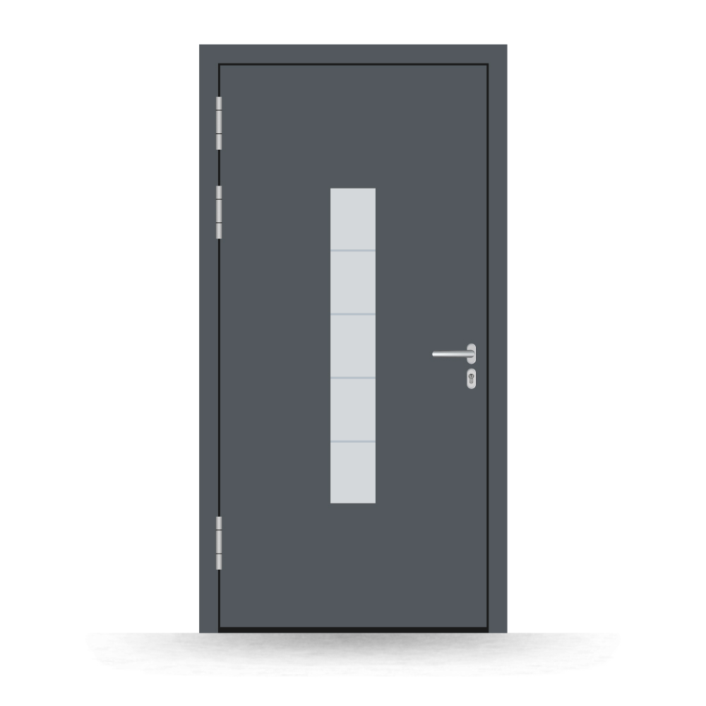 Alu-Haustür Arbon innen