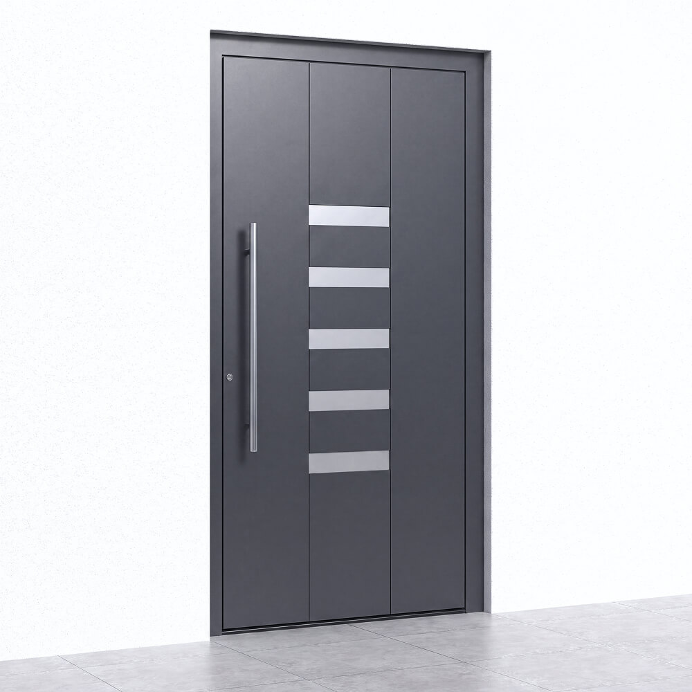 Alu-Haustür Dintikon Einbau