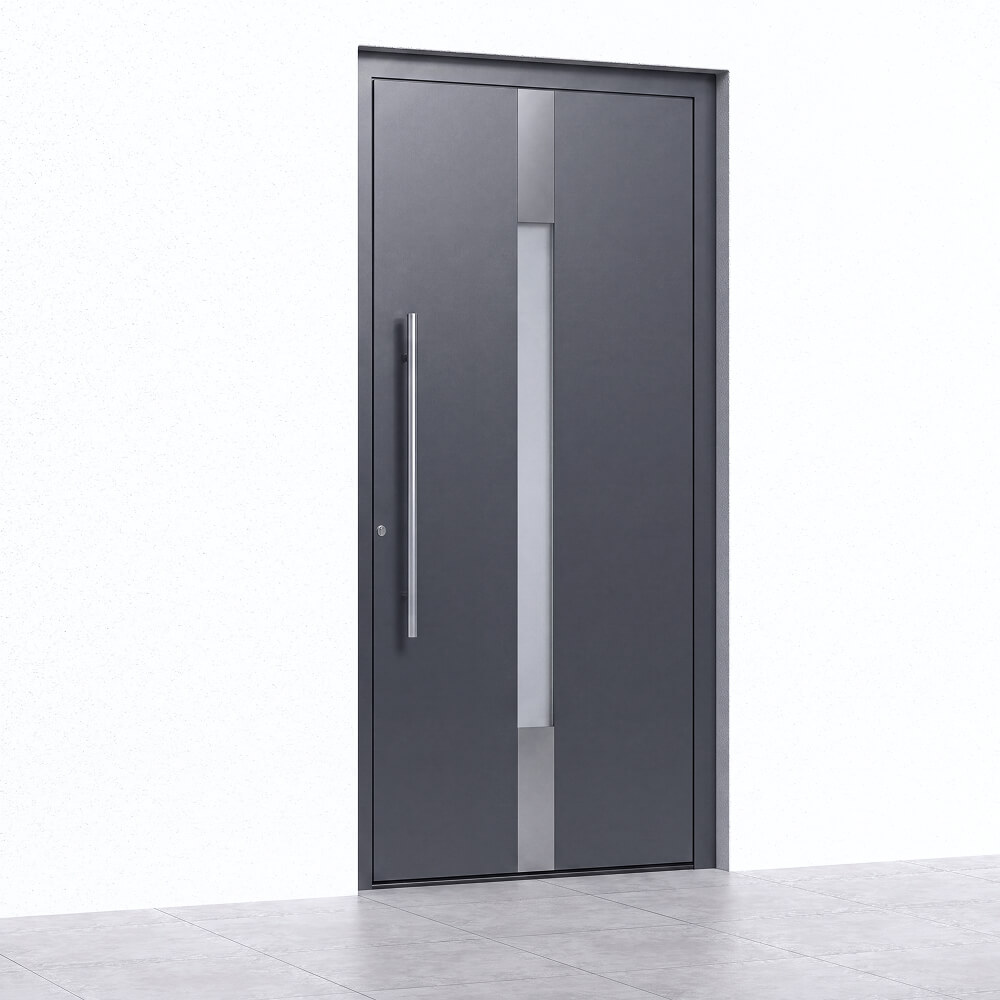 Alu-Haustür Tafers Einbau