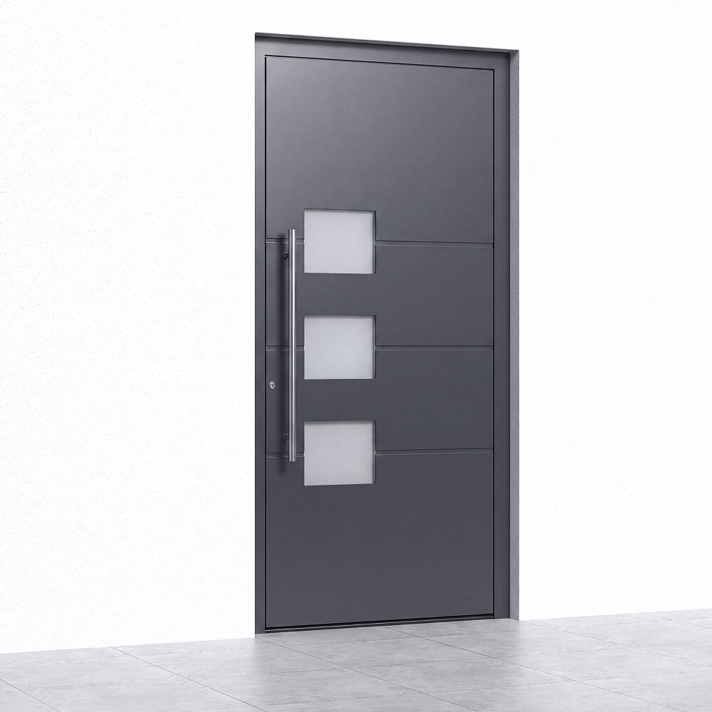 Alu-Haustür Dietikon Einbau
