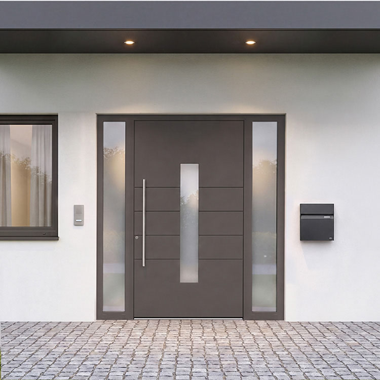 Haustür mit Seitenteilen