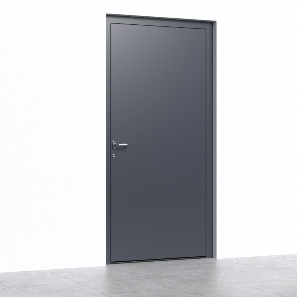 Alu-Haustür Lausanne Einbau