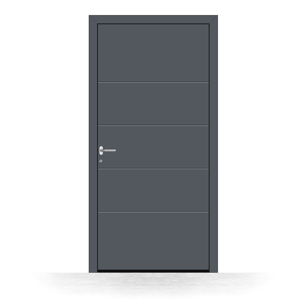 Alu-Haustür Lugano aussen