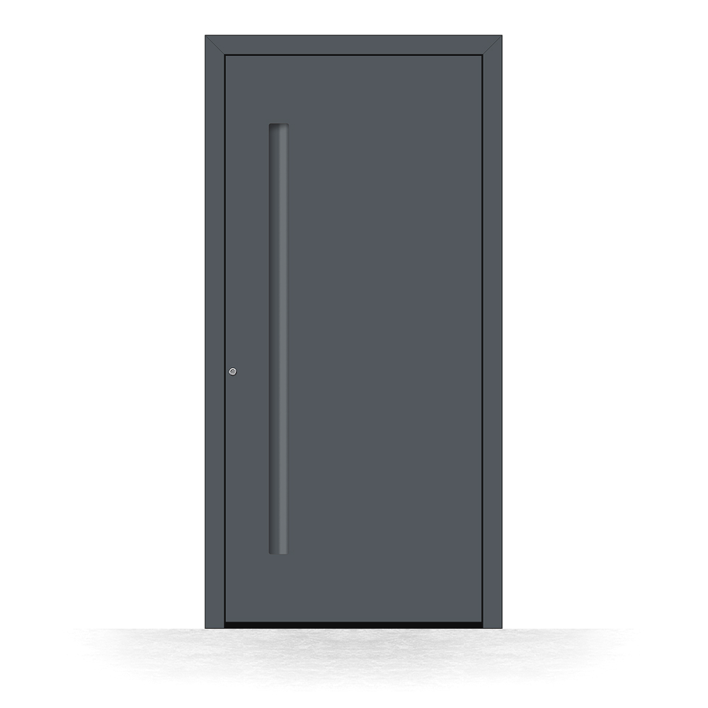 Alu-Haustür Sitten aussen