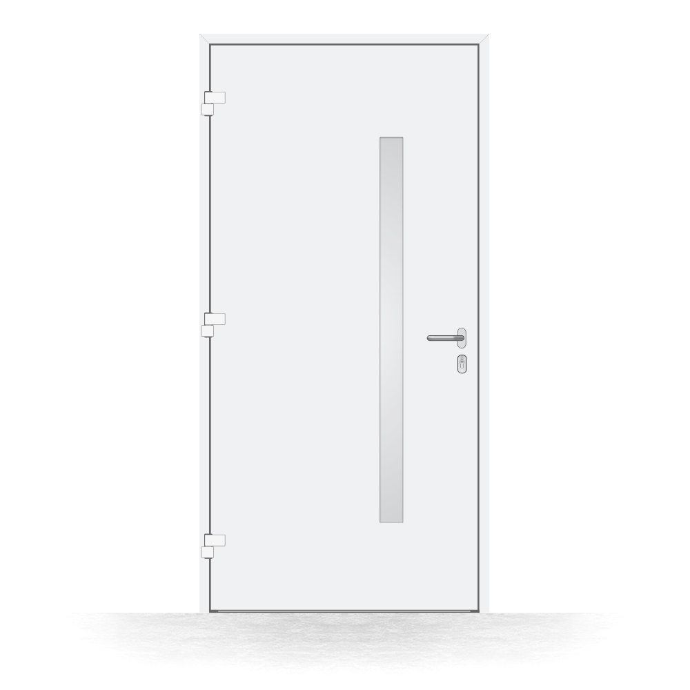 Alu-Haustür Vernier innen