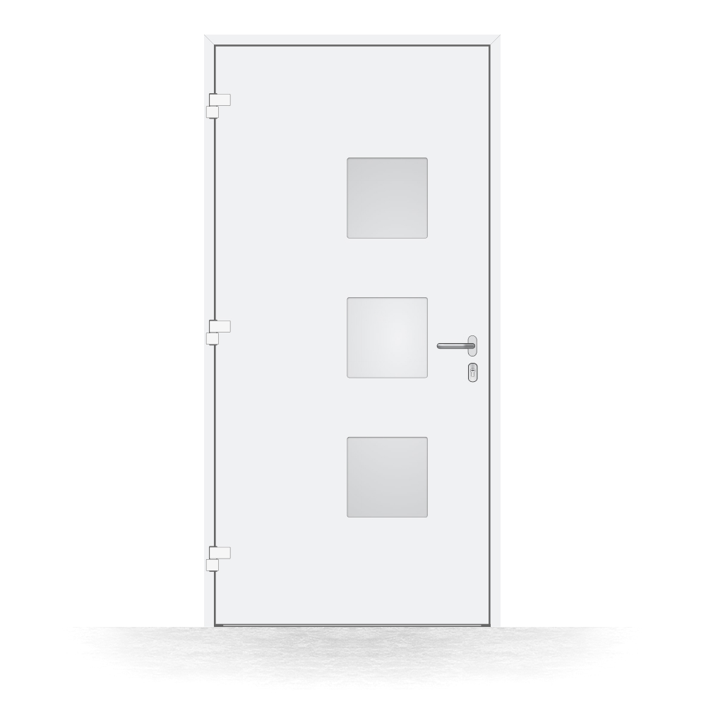 Alu-Haustür Lancy innen