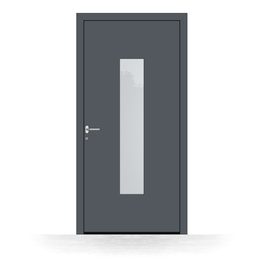 Alu-Haustür Neuenburg aussen