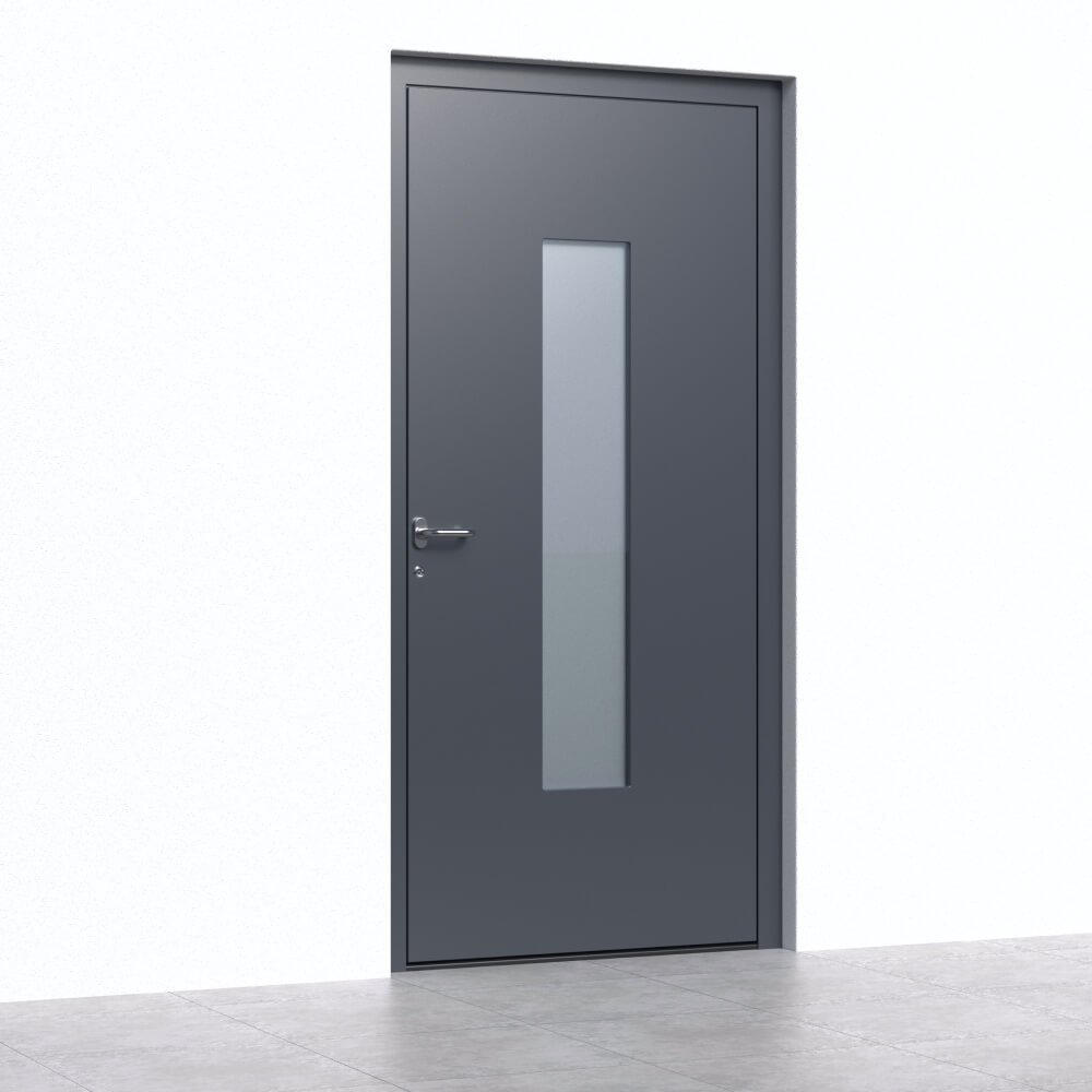 Alu-Haustür Neuenburg Einbau