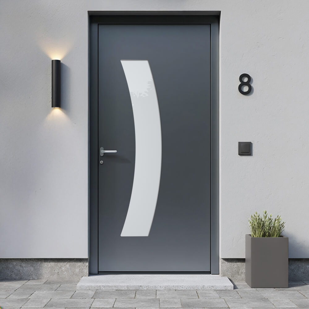 Alu-Haustür Montreux Einbausituation