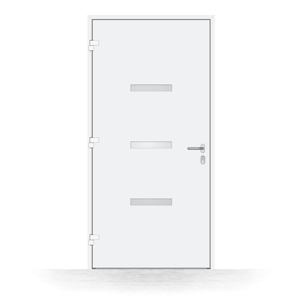 Alu-Haustür St. Gallen innen