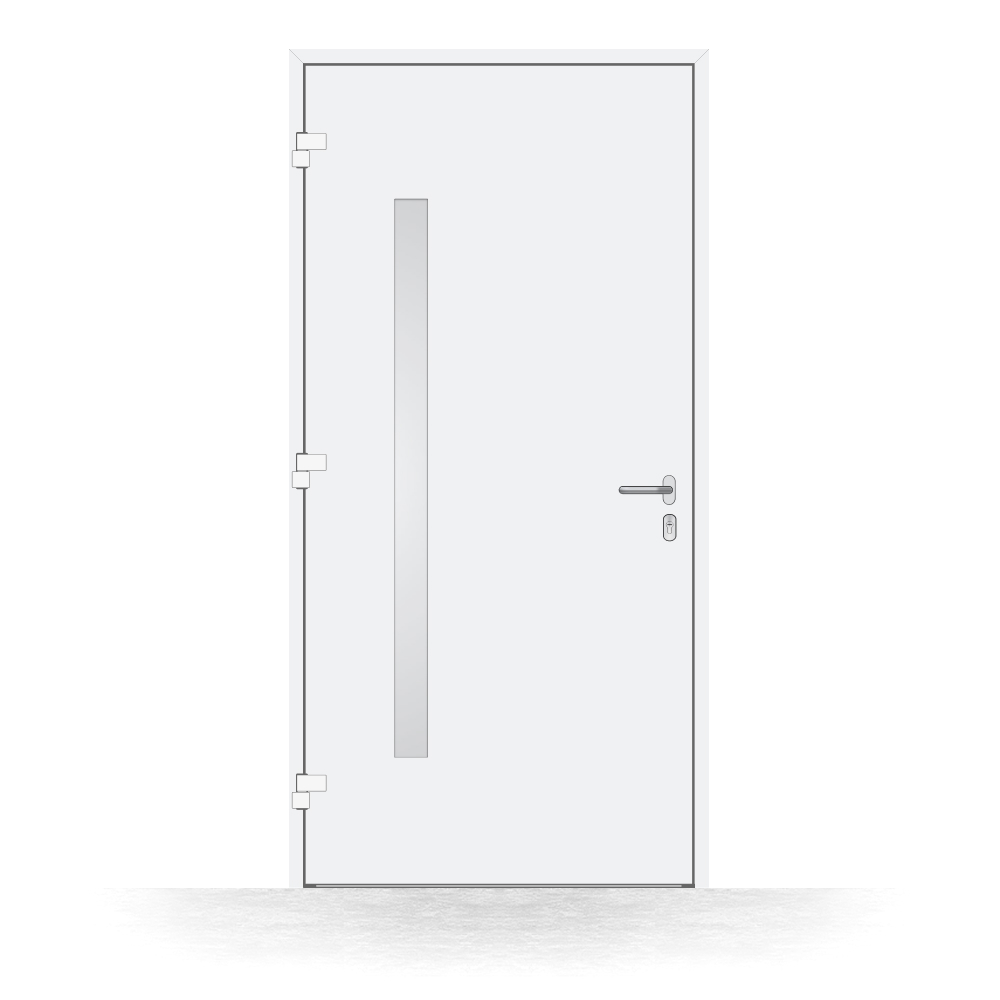 Alu-Haustür Bellinzona innen