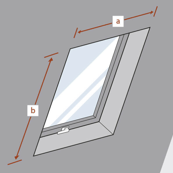 Maße für Dachfenster