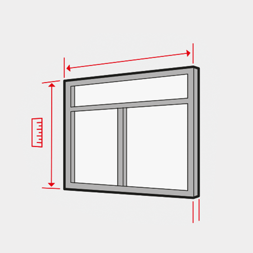 Fenster ausmessen