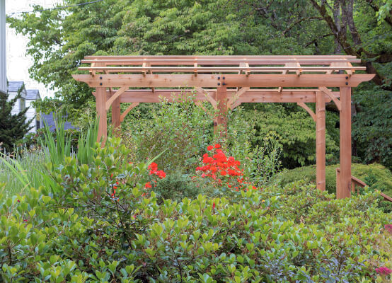 Pergolasysteme Holzpergola Garten